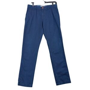 Original Penguin Mens Blue Cotton Chinos Pants Size 31x32‎